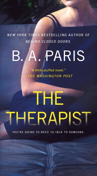 The therapist / B.A. Paris.